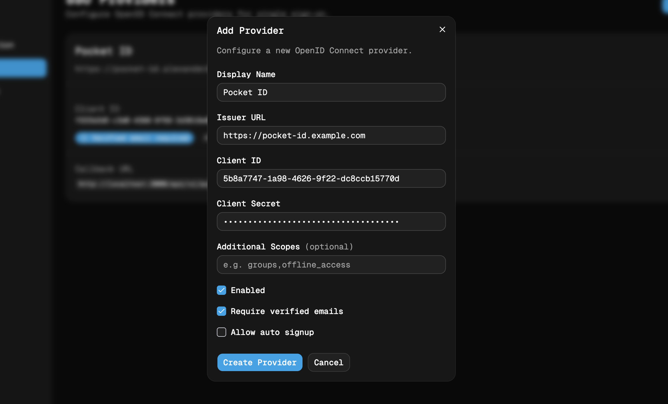 OrcaCD OIDC Configuration
